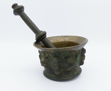 Antique bronze / brass mortar