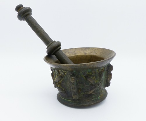 Antico mortaio bronzo - mortaio,