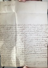 PIEGO DI LETTERA ROMA GASPARE
