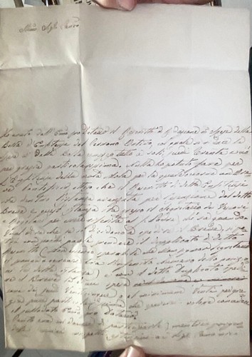 Piego lettera roma gaspare - lettera,