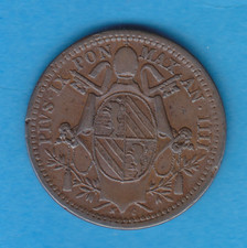 VV73-PIO IX-MEZZO BAIOCCO ROMA