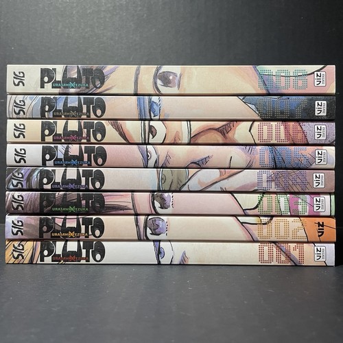 Pluto manga volumi inglese - manga, 1-8
