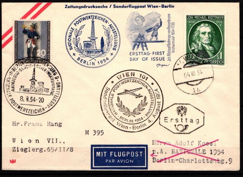 Austria 1007 timbrato come