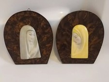 Old Vintage Pair Holy Mary