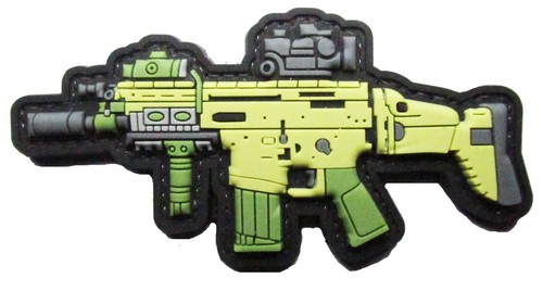 Patche scar gun airsoft - gun,