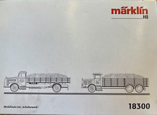 MARKLIN HO 18300 SET 2 CAMION