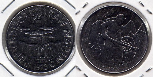 San marino monetazione in - san,