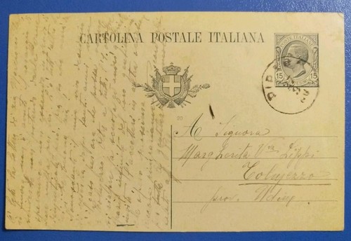 1920 intero postale - , c.15