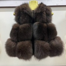 2026 Luxury Fox Fur Vest