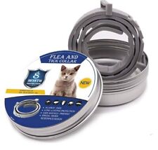Collare Antipulci per Gatti, Naturale Regolabile Collare Antiparassitario Antize