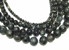 1filo perline pietre dure labradorite naturale colore grigio