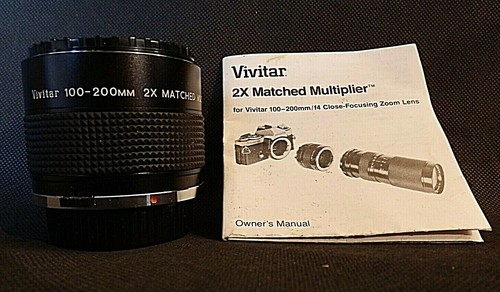 Vivitar 100 200mm obiettivo - 2x,