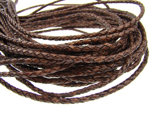 Cordino rotondo cuoio - di,