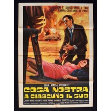 manifesto A CIASCUNO IL SUO cosa nostra gian maria volontè elio petri A253