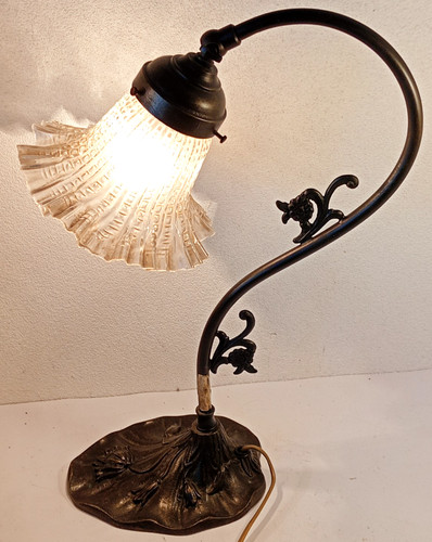 Antica lampada tavolo in - lampada,