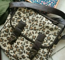 borsa tracolla borsetta donna cartella leopardato 