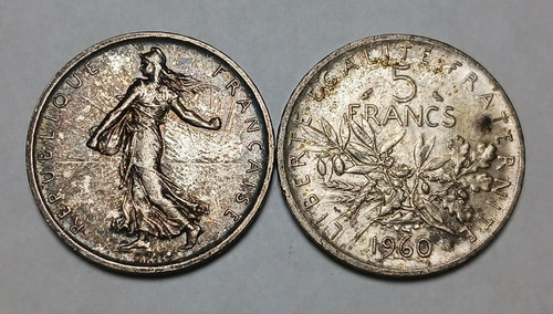 Francia 1960 franchi - 1x, 5