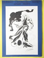 CLAUDIO CASTELLINI NATHAN NEVER TAVOLA ORIGINALE GIGANTE ORIGINAL ART FIRMATA
