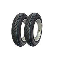 KIT 2 RUOTE COMPLETE GOMMA CERCHIO CAMERA D'ARIA 3.50-10 VESPA PX PE
