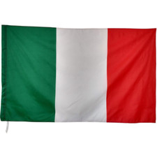 BANDIERA ITALIA TRICOLORE NAZIONALE ITALIANA IN TESSUTO RESISTENTE 90x150CM