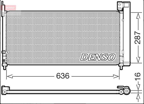 Condensatore per toyota - condensatore,