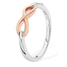 Argento Sterling 2 Tono Anello