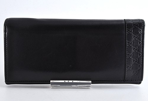 Gucci portafoglio lungo pelle - gucci,