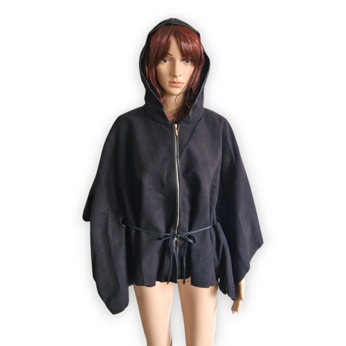 Damen cape jacke schwarz - damen,