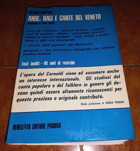 Cornoldi ande bali cante - ande, del