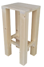 Sgabello Alto Sedia Bar Legno