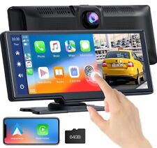 Senza Fili Autoradio per Apple Carplay & Android Auto con Dash Cam Anteriore 2K