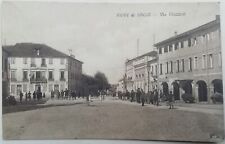 CARTOLINA PIOVE DI SACCO VIA MAZZINI CENTRO PAESE PADOVA VENETO PAESAGGISTICA