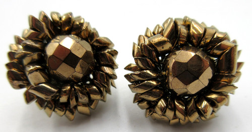 Orecchini clip vintage - orecchini,