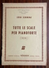 Luigi Schininà / Tutte le Scale per Pianoforte Parte Prima - 1981 Berbèn