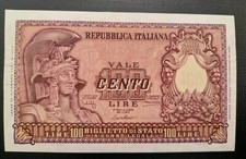 100 LIRE ITALIA ELMATA FIRME  BOLAFFI  DECR 31 - 12 - 1951   QFDS