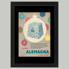 Anni ' 50  * Pubblicità Originale "Alemagna - ATA, Il Panettone E' La Felicità d