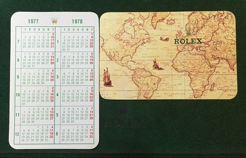 Rolex calendar 1977 1978 sea - 1977,