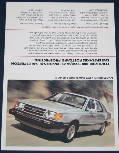 Cartolina doppia piega - , ford