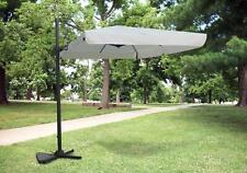 OMBRELLONE ALLUMINIO PALO LATERALE GIREVOLE DECENTRATO 2X3 RETTANGOLARE 200X300