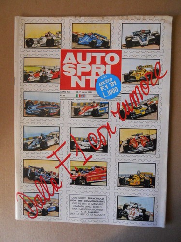 Autosprint 1981 numero - n�11,