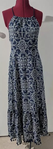 Abito zara blu - blu, stampato