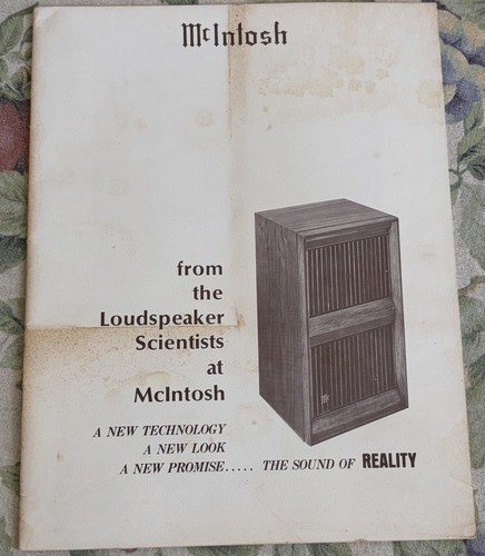 Mcintosh brochure altoparlanti - mcintosh,