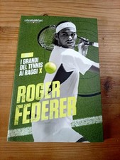 ROGER FEDERER I GRANDI DEL TENNIS AI RAGGI X ed GAZZETTA DELLO SPORT