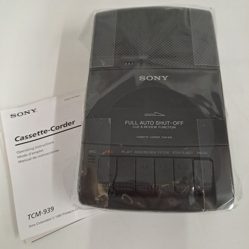 Sony tcm 939 compact cassette - sony,