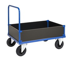 Carrello contenitore con freno