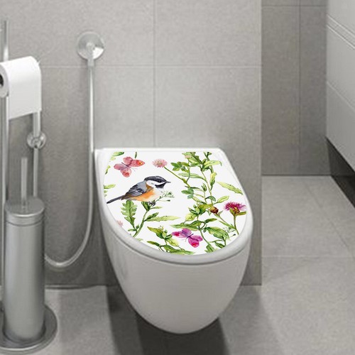 Bouquet adesivi - wc,