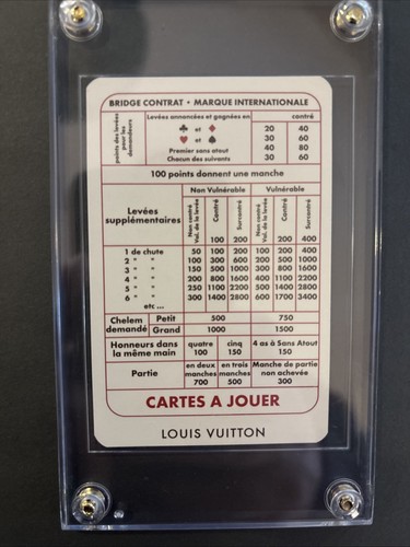 Carte gioco louis vuitton - carte,