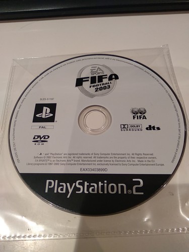 Videogioco fifa football 2003 - football,