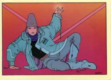 MOEBIUS GIRAUD CARTE POSTALE LA FILLE AU CRISTAL - GENTIANE 1983