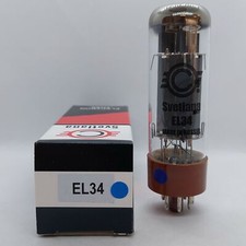 EL34 SVETLANA ORIGINALE 'WINGED C' NOS